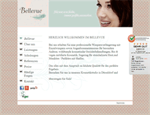 Tablet Screenshot of bellevue-duesseldorf.de